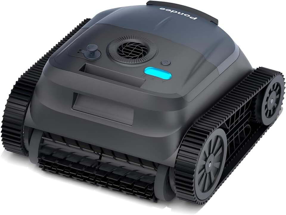 (Upgrade 2026) etevert X5 Robot de Piscine sans Fil Fond et Parois, Aspirateur 21 m³/h Saugkraft, Navigation Intelligente, 3 Moteurs Brushless, Autonomie 180 Min, Ligne d'eau, Bassins jusqu'à 300m²