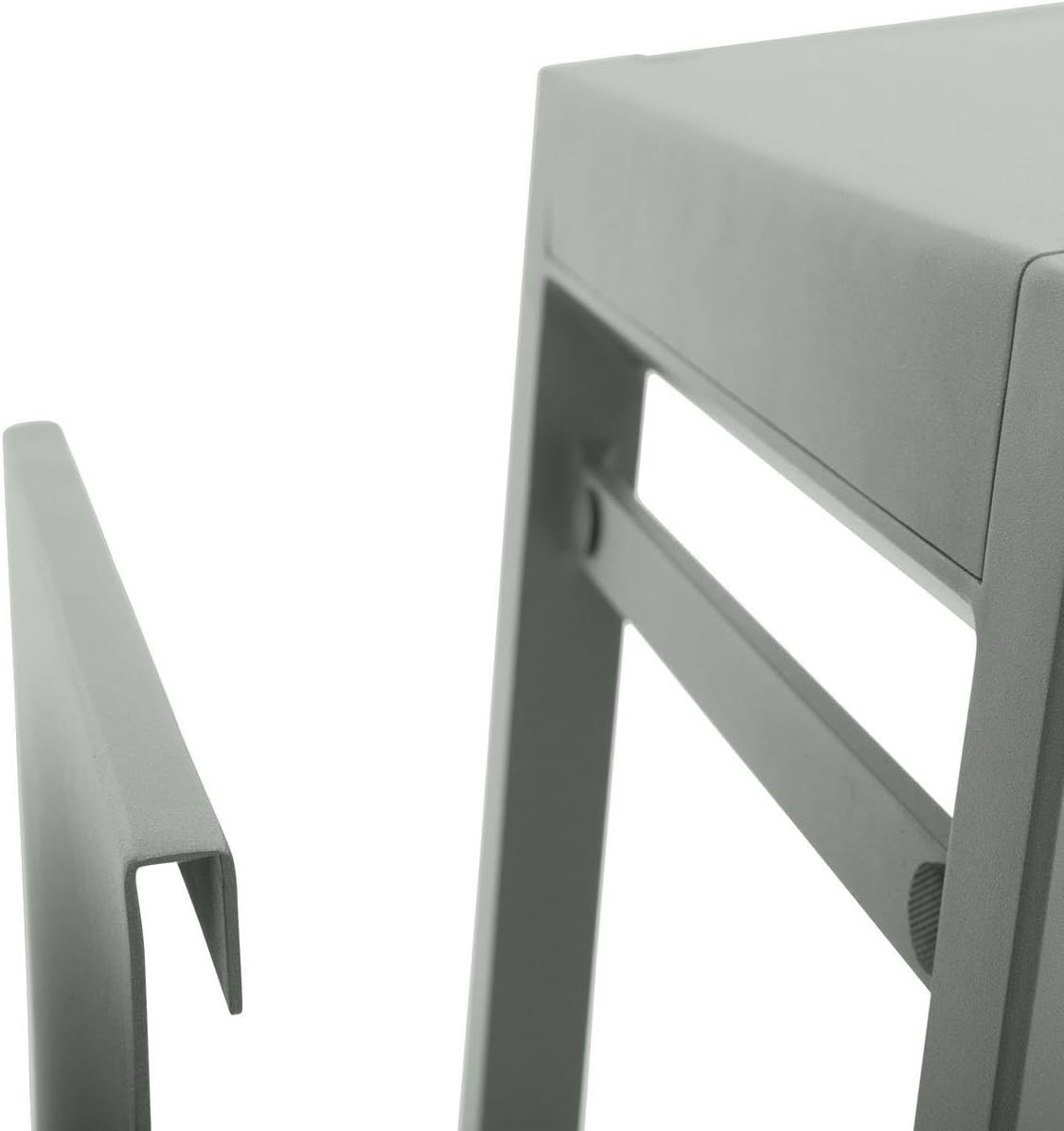 etevert - Table d'appoint Allure - 55x45x55 cm - Vert Laurier