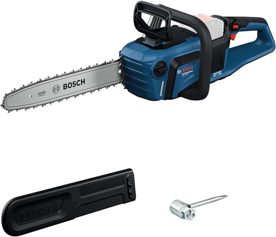etevert - tronçonneuse 18V BITURBO - guide 40cm, moteur Brushless GKE 18V-40