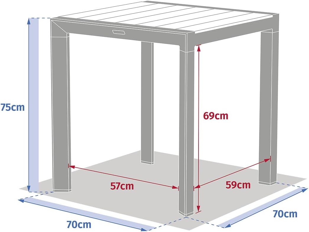 etevert - Evasion Argile - 2 places - aluminium époxy lattes bois