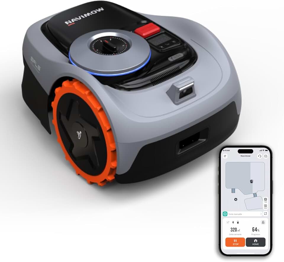 Segway - etevert i105E - 500/600m² - tondeuse robot, RTK+Vision, multizone, IA, limite virtuelle, i105E