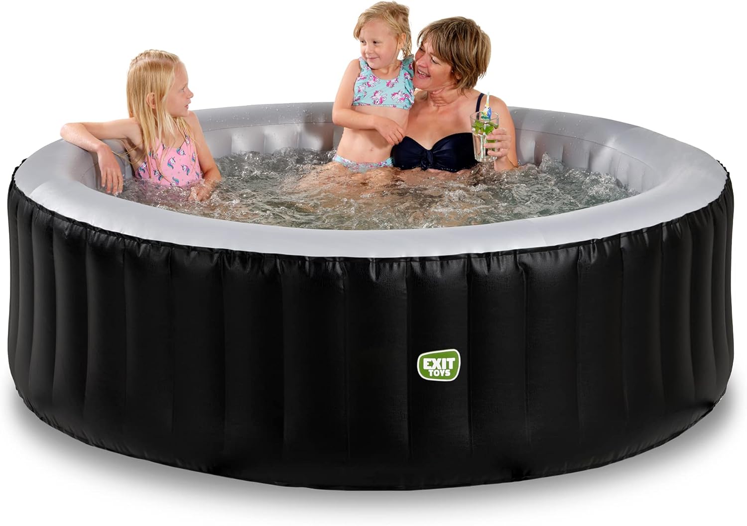 etevert - Silver Classic Spa - 204x65cm - 4 places, chauffage, 140 jets d'air, filtration