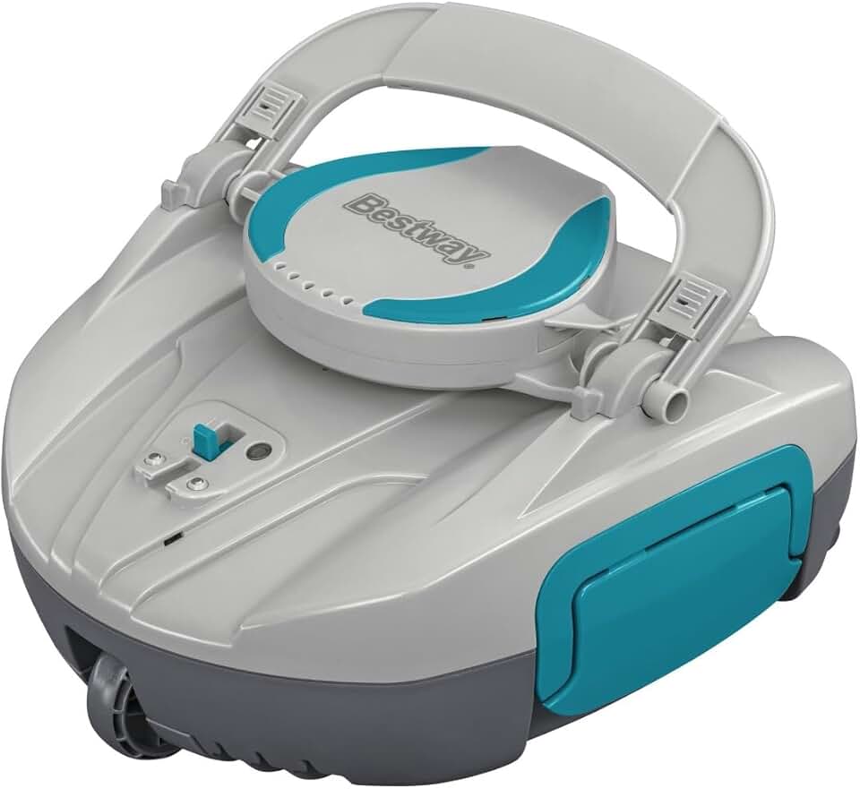 etevert - AquaTronix Robot piscine automatique - 27x24,4x15,5 cm - Gris/Vert G100-27