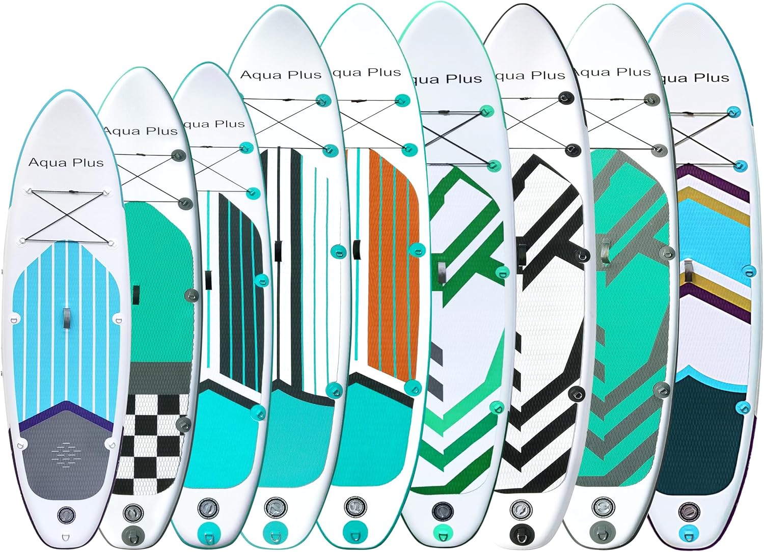 etevert - Stand Up Paddle Gonflable - 15cm - ISUP, pagaie, pompe, adulte/junior