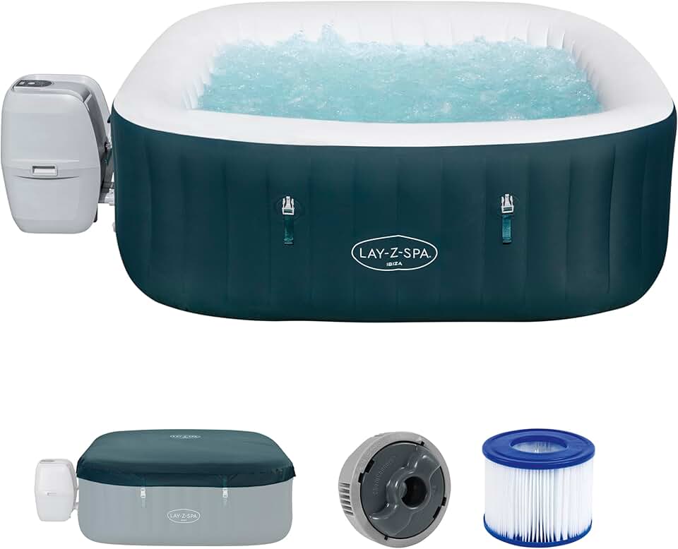 etevert - Ibiza EnergySense AirJet série - 1,80x1,80x0,66m - spa carré 6 places