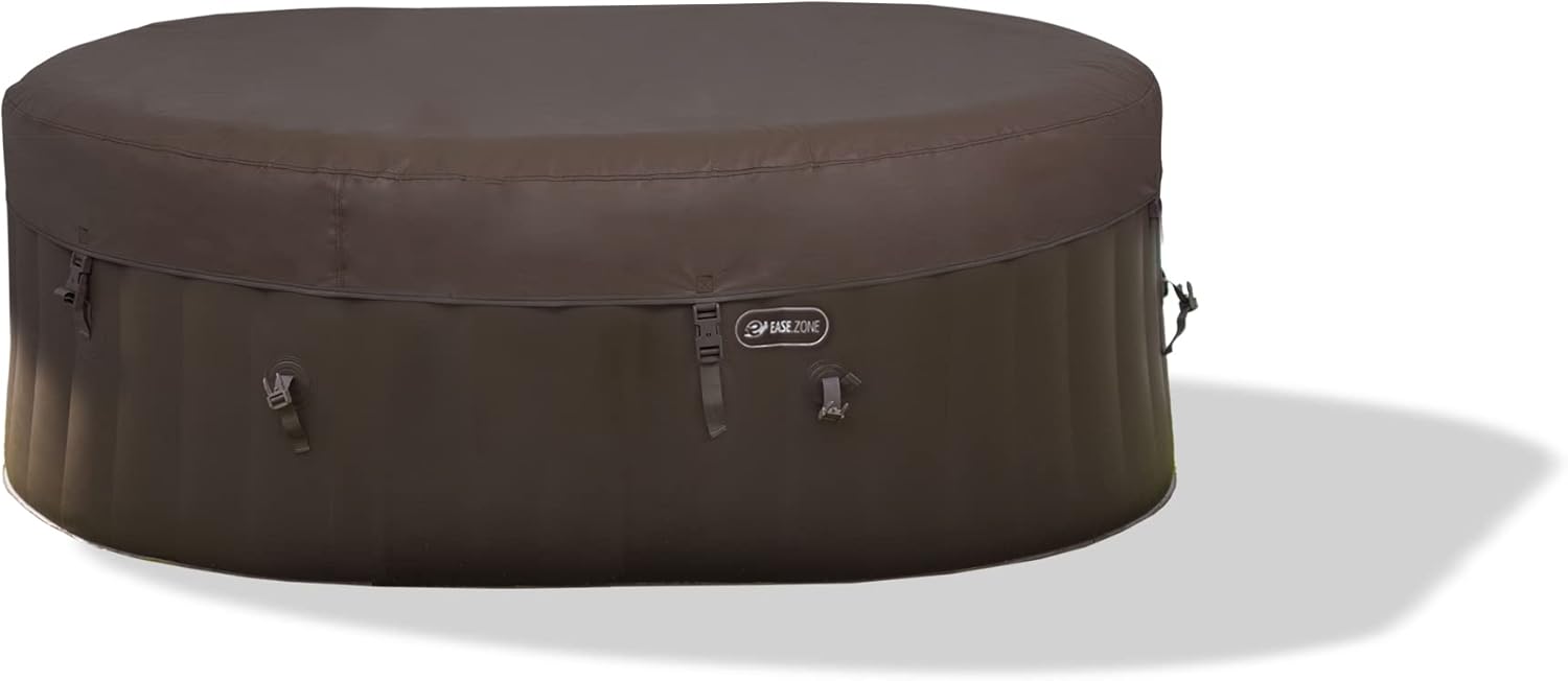 etevert - Bain à remous Ovale - 190x120x65 cm - Pompe 30 W, 550 L