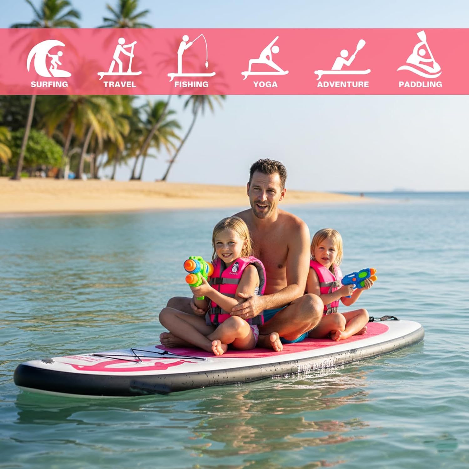 etevert - SUP gonflable adulte - Accessoires inclus - robuste