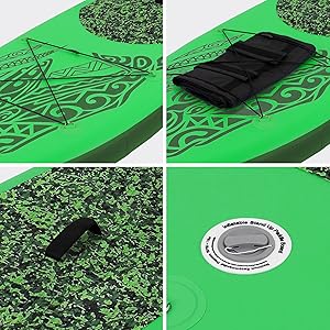etevert planche de stand up vert paddling makani 320x80x15 cm SUP gonflable paddle board de surf