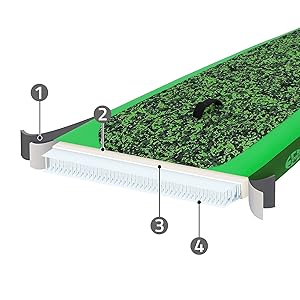 etevert planche de stand up vert paddling makani 320x80x15 cm SUP gonflable paddle board de surf
