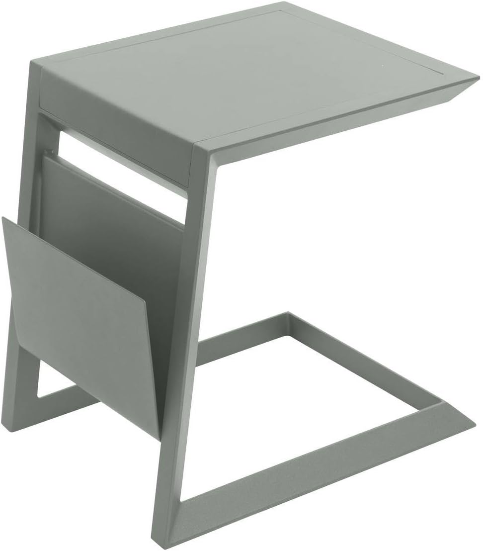etevert - Table d'appoint Allure - 55x45x55 cm - Vert Laurier