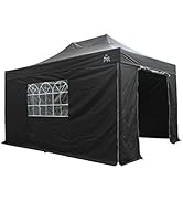 etevert - Tonnelle pop-up 3x4.5m entièrement imperméable avec 4 parois latérales Prem...