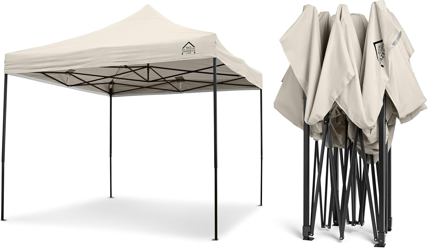 etevert - Tonnelle pliante série premium - 3x3m - étanche, parois latérales, accessoires, haute qualité
