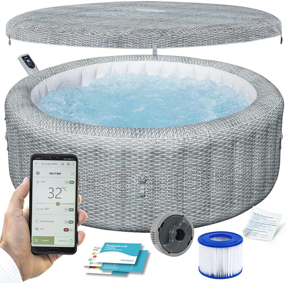 etevert - Bali MaxHold EnergySense UltraFit 196x71cm gris, AirJet 77