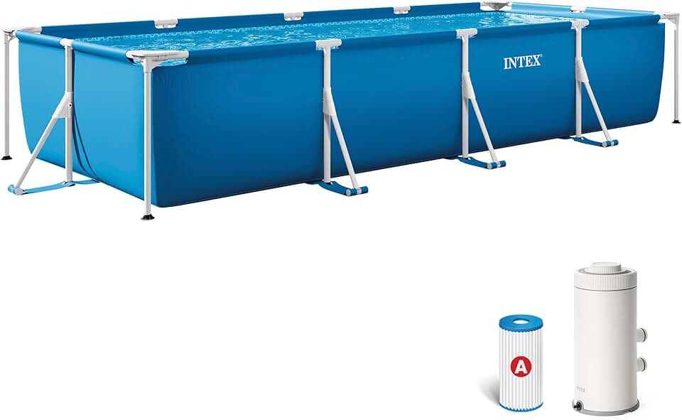 etevert - Metal Frame Junior - 4,50x2,20x0,84m - piscine tubulaire rectangulaire