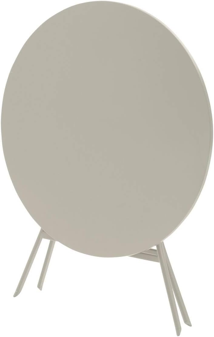 etevert - Greensboro série - ronde pliante Ø90cm - acier époxy 4 places - Gris Graphite