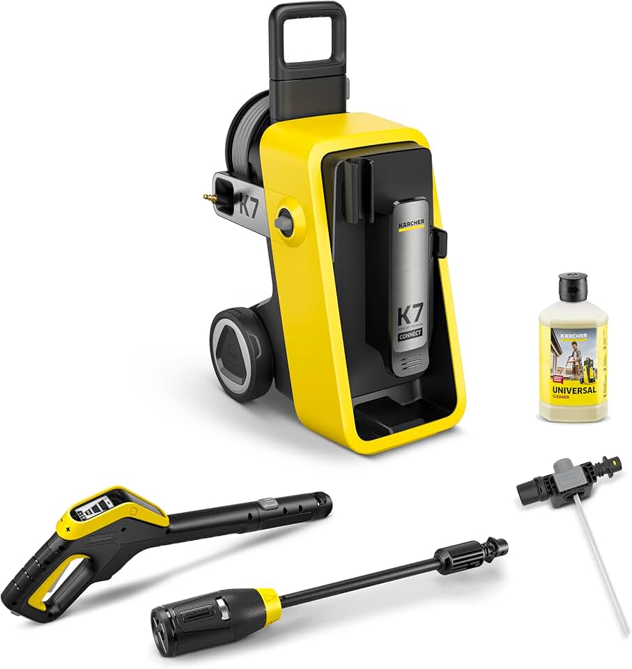 etevert - K 7 Premium Connect - 180 bars, 600 l/h - Enrouleur, appli contrôle