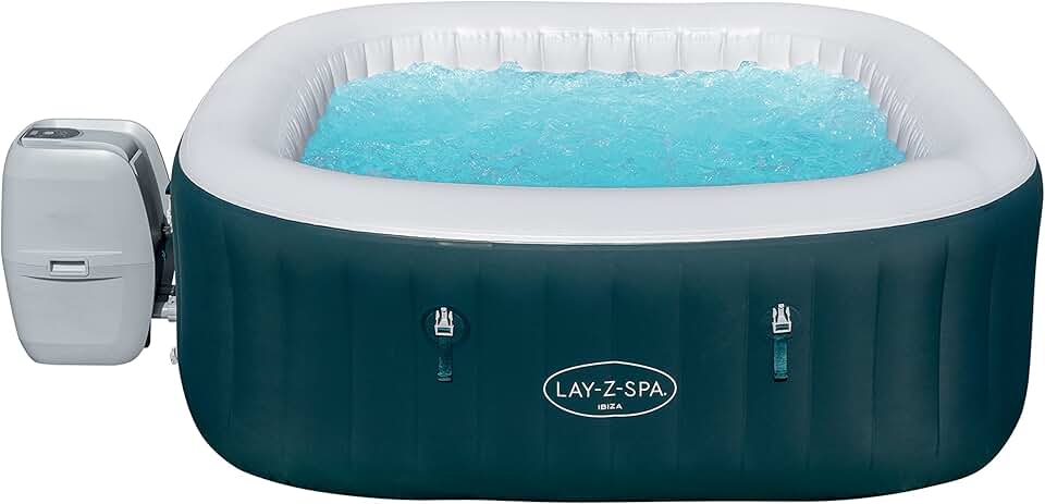 etevert - Lay-Z Ibiza AirJet - 180x66cm - spa gonflable 6 places - 60015