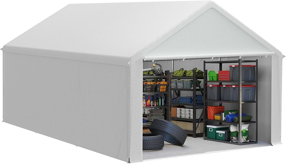 etevert - Abri de jardin 24 m³ - Parois amovibles, résistant hiver