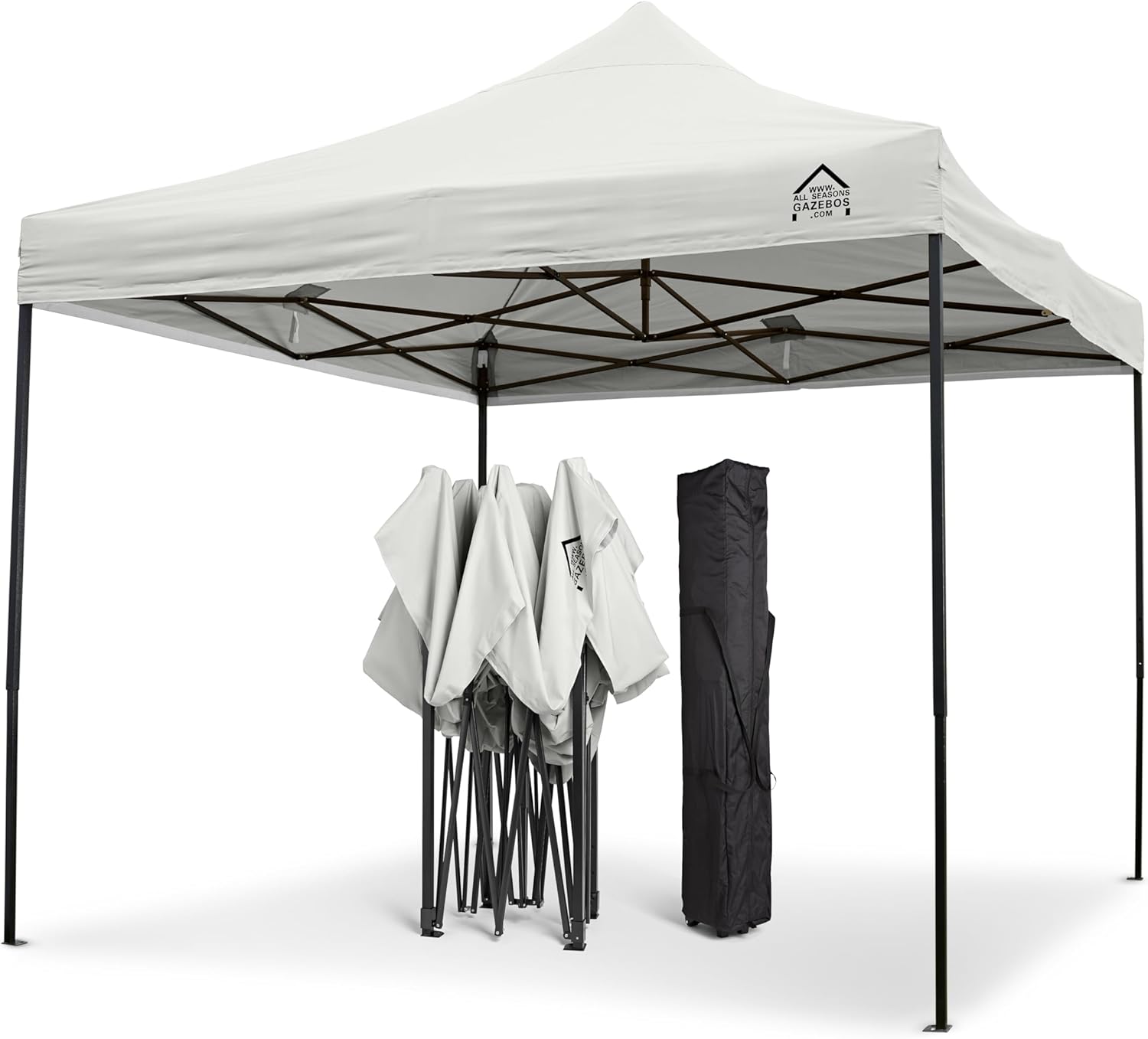 etevert - Pop-up tonnelle série 3x3m - blanche, 100% imperméable