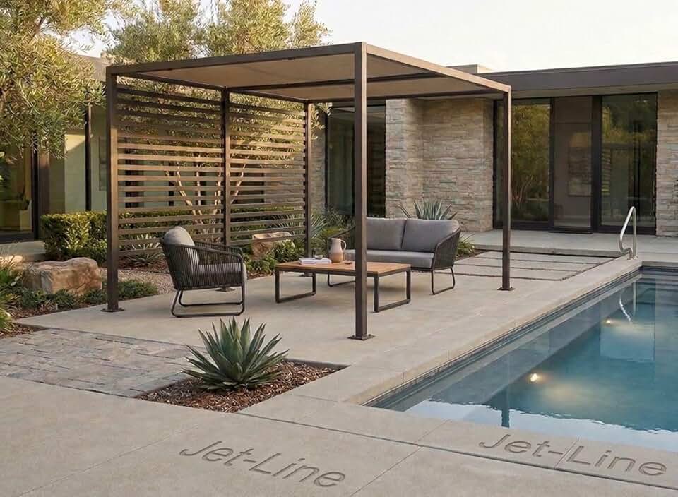 etevert - Amun - 3x4m aluminium - toit réglable, protection soleil