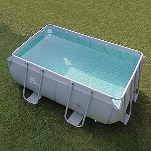 Pool 3 x 2 x 1 Schwimmbecken Planschbecken Stahlrahmenbecken