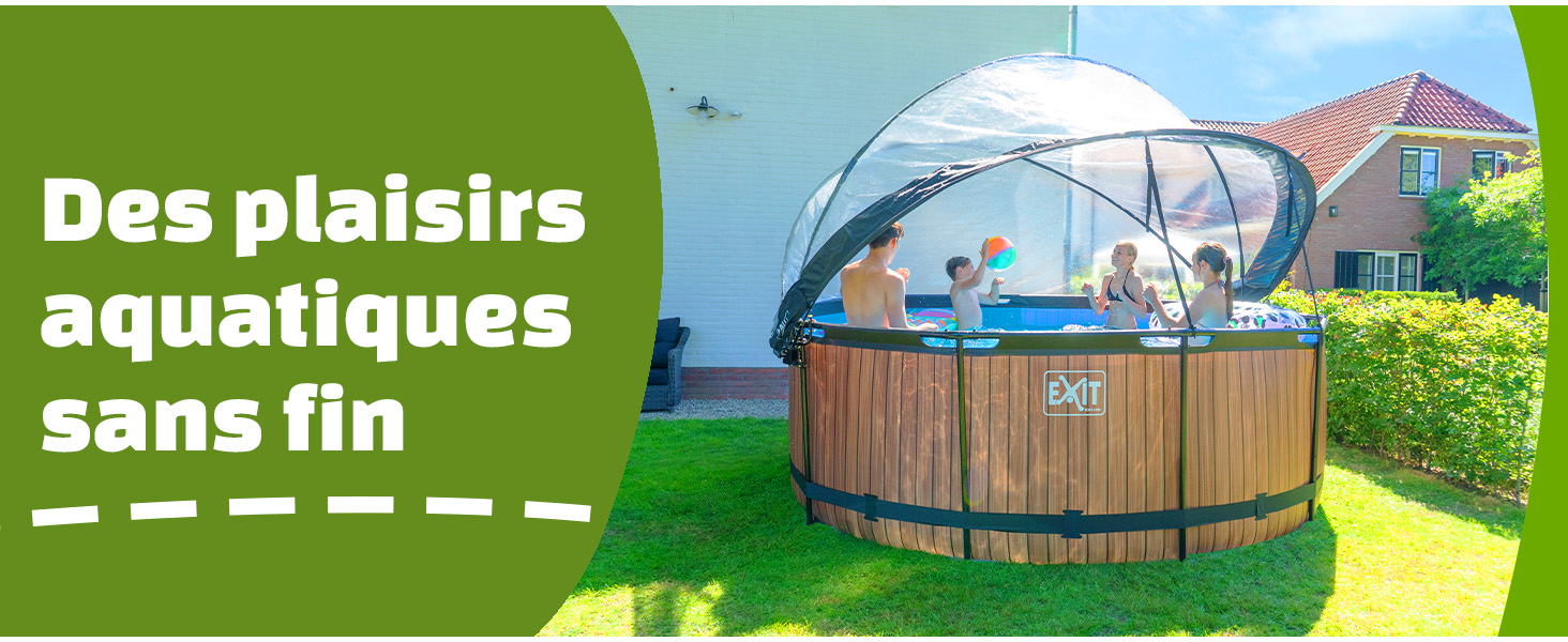 etevert piscine jardin auvent rond universel