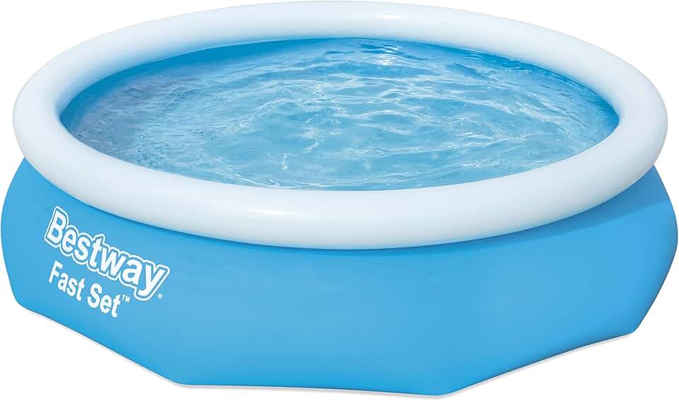 etevert 57266 Piscine Hors Sol Fast Set diamètre 305 x 76 cm Effet Pierres