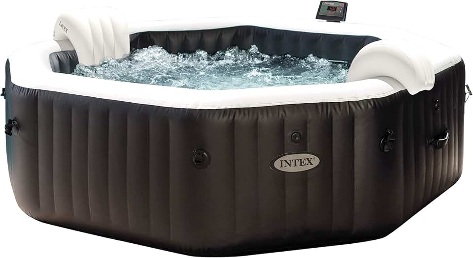 etevert - Pure Spa Carbone 6 places - grande capacité, structure robuste