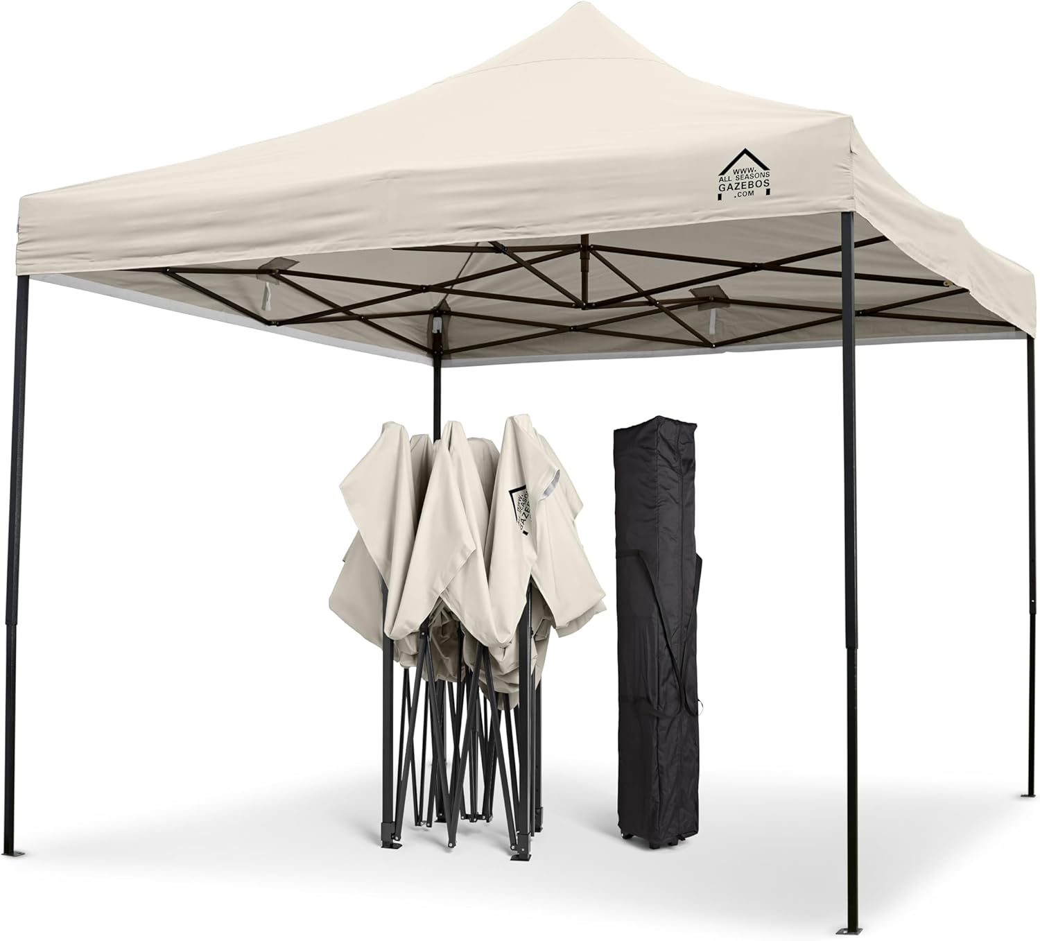 etevert - Tonnelle pliante série premium - 3x3m - étanche, parois latérales, accessoires, haute qualité