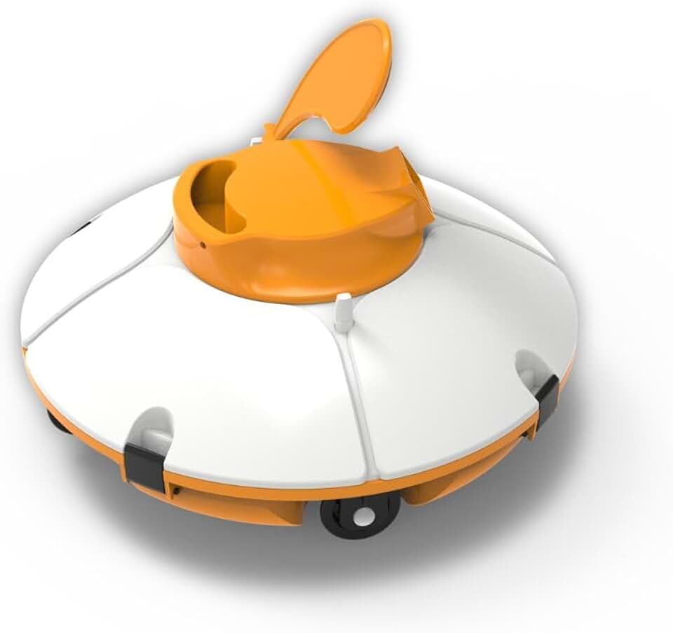 etevert - Robot Piscine Frisbee - 5x3m - Nettoyage fond plat