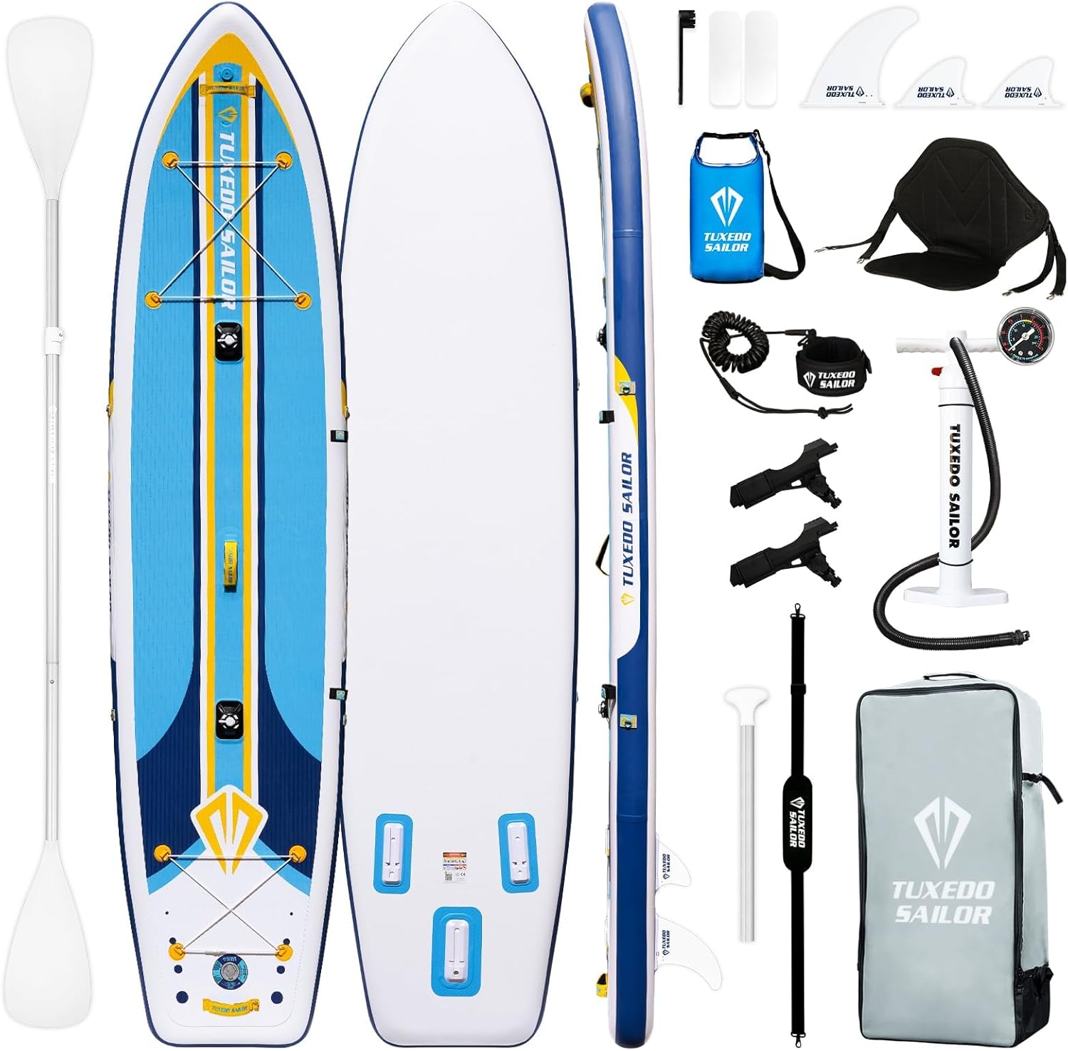 etevert - Paddle gonflable adulte - sup 320x80x15cm - planche stable, accessoires complets