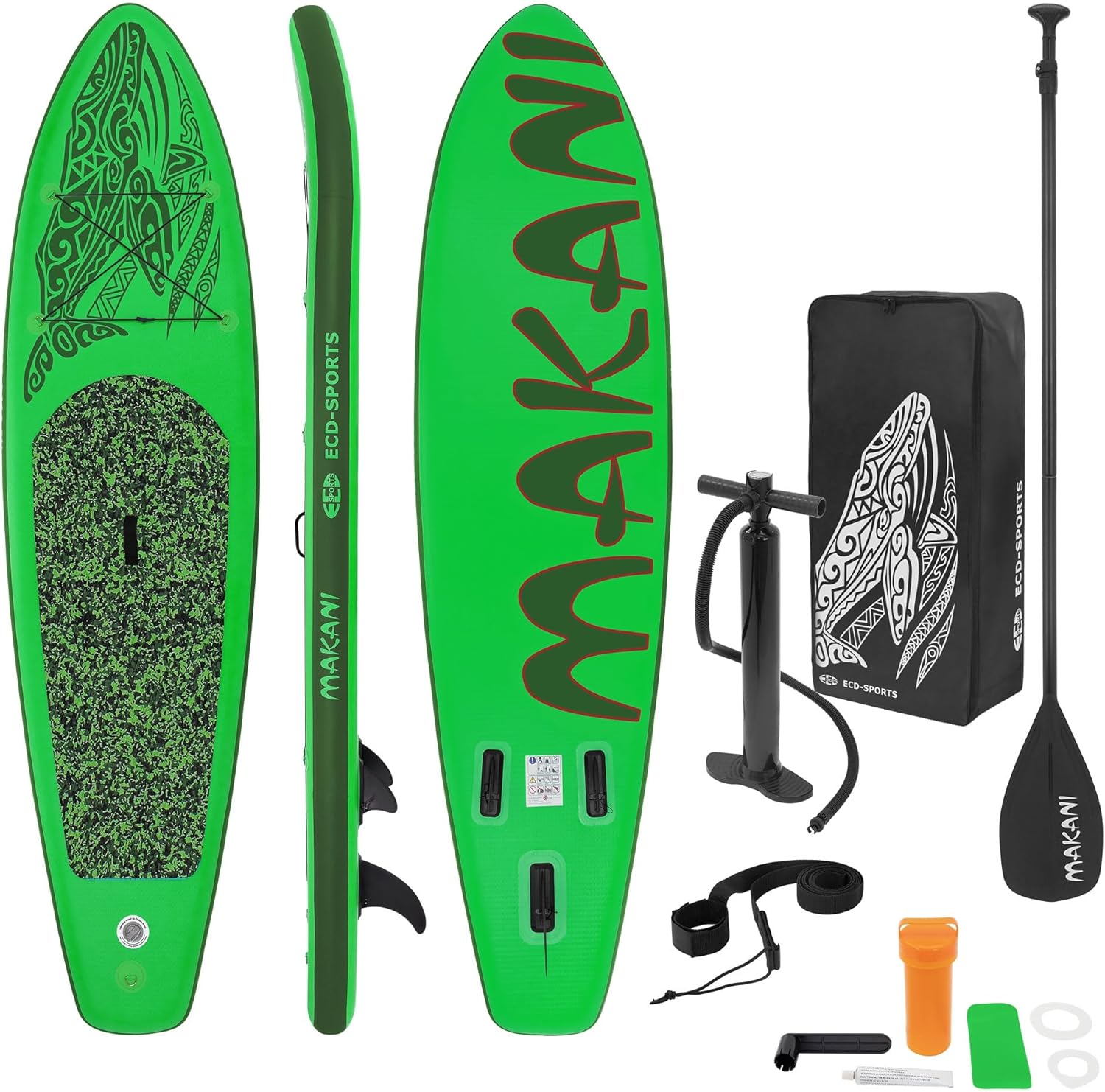 etevert - planche stand up paddle - 305/308/320/380 cm - PVC, jusqu'à 150 kg, 10/15 cm d'épaisseur