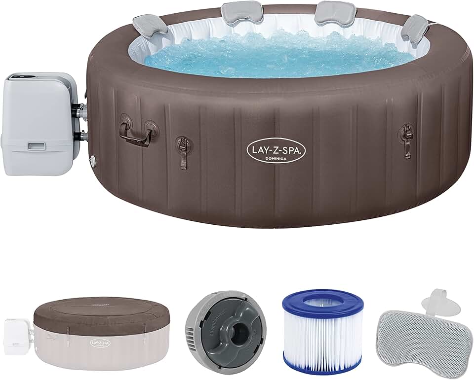 etevert - spa Dominica - 196x196x71cm - hydrojet, appli mobile