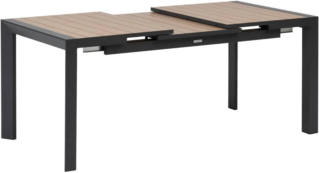 etevert - Evasion Extensible 8 places - aluminium antirouille - effet bois