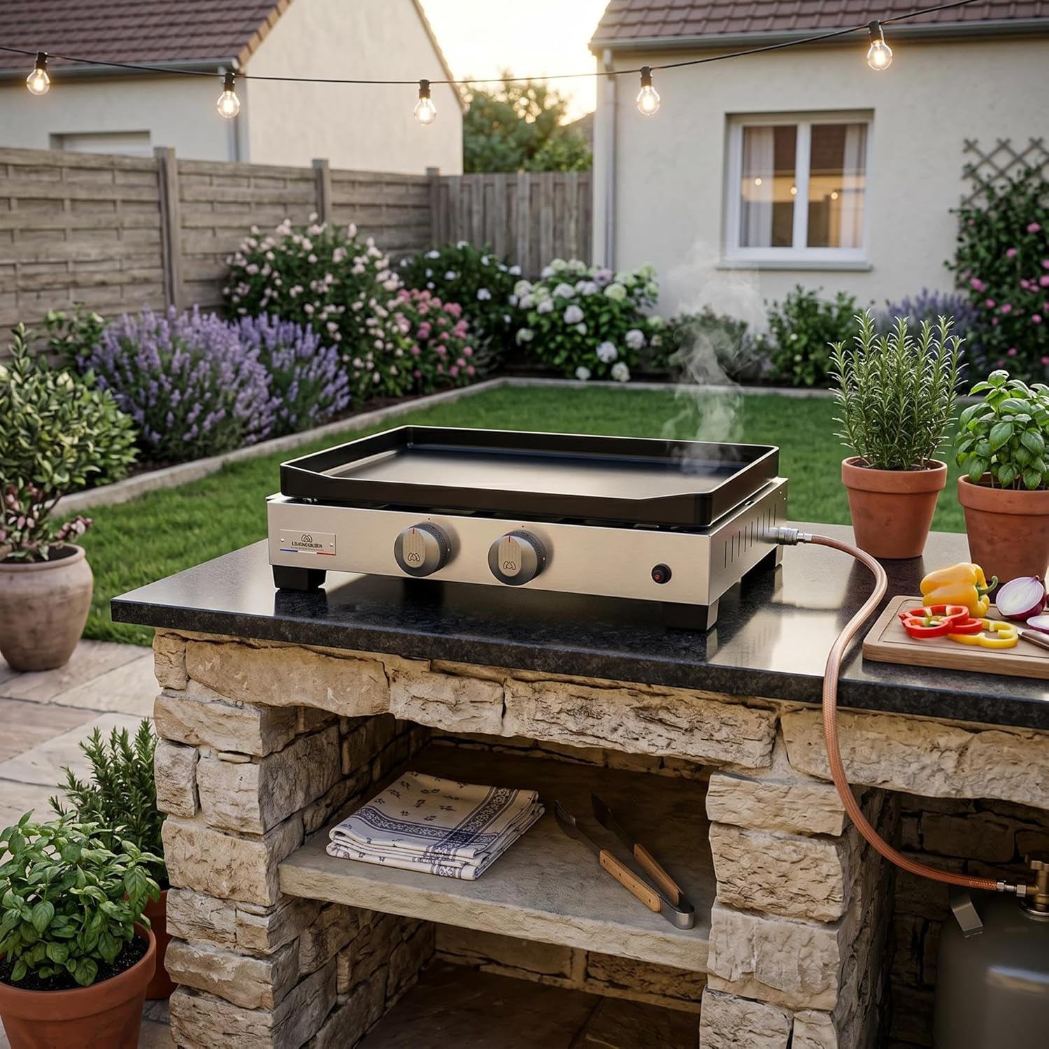 etevert - Plancha La Petite Francaise - gaz - 250