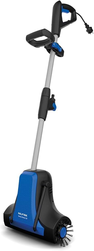 etevert - Nettoyeur terrasse électrique - 600W, brosses rotatives, débit réglable