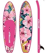 etevert Tableau Gonflable Stand Up Paddle avec Accessoires Sup, Pont EVA antidérapant, Tableau L...