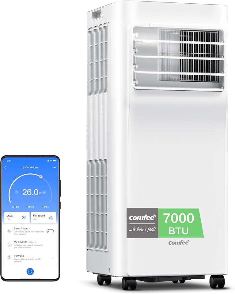 etevert' - Breezy Cool 2.0 - compact - 7000 BTU, contrôle APP, Alexa
