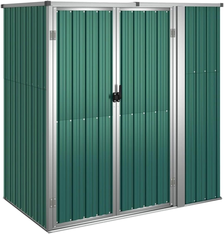 etevert Abri à Outils de Jardin Vert 161x89x161 cm Acier galvanisé, Maison & Jardin, Pelouses & Jardins, Vie en extérieur, Structures extérieures, Cabanes & abris de Jardin, Vert, (Poids 29.62KG)