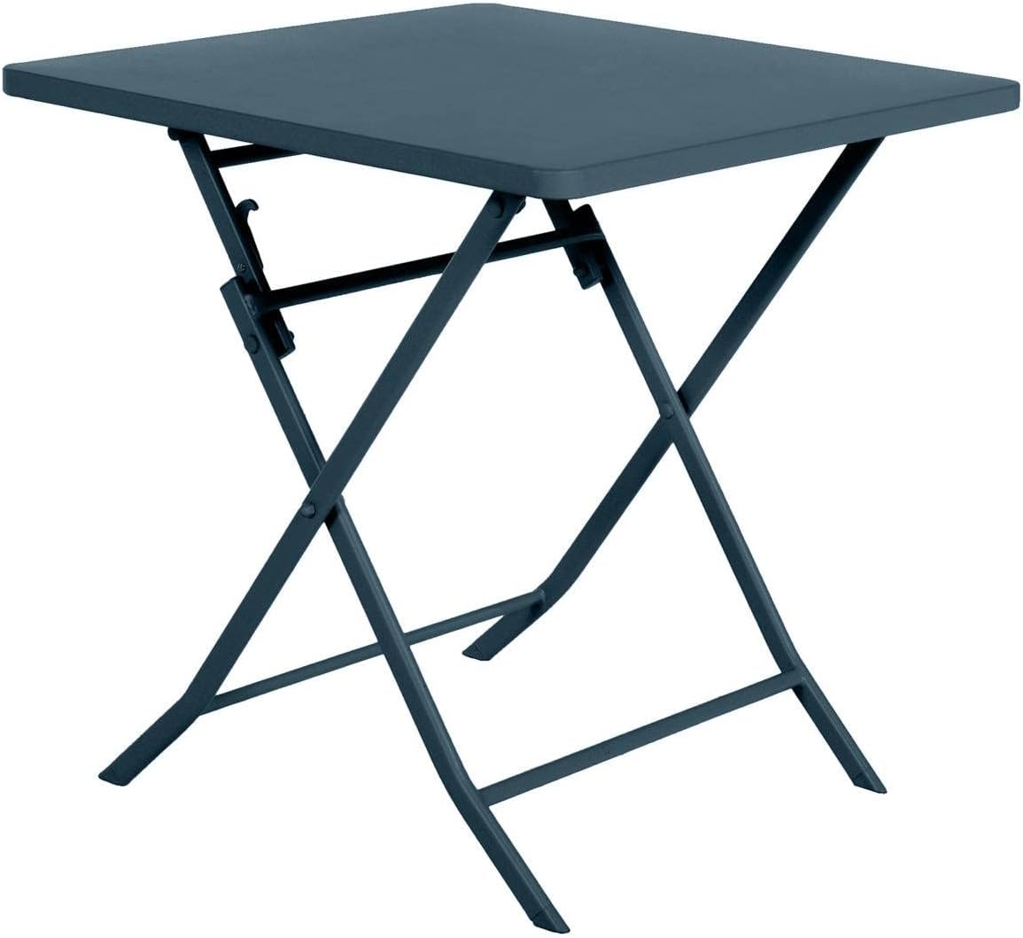 etevert - Greensboro - table pliante 2 places acier époxy 70x70