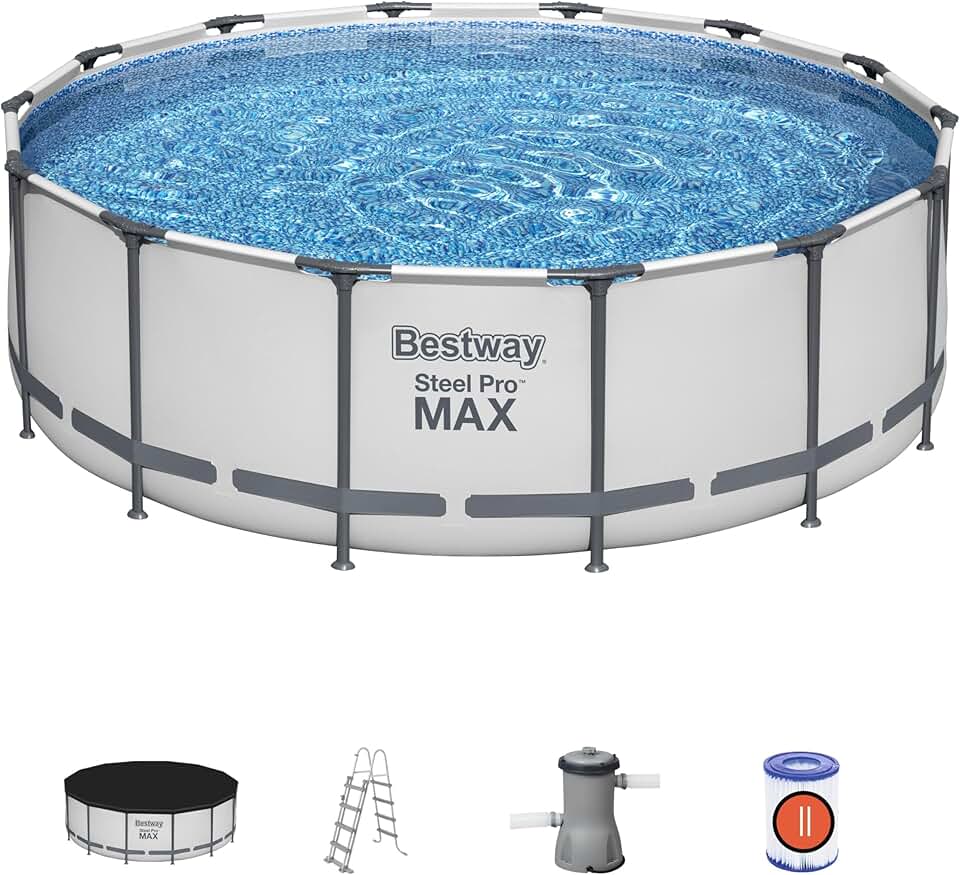 etevert - Steel Pro Max série - 4,27x1,22m - piscine hors sol ronde