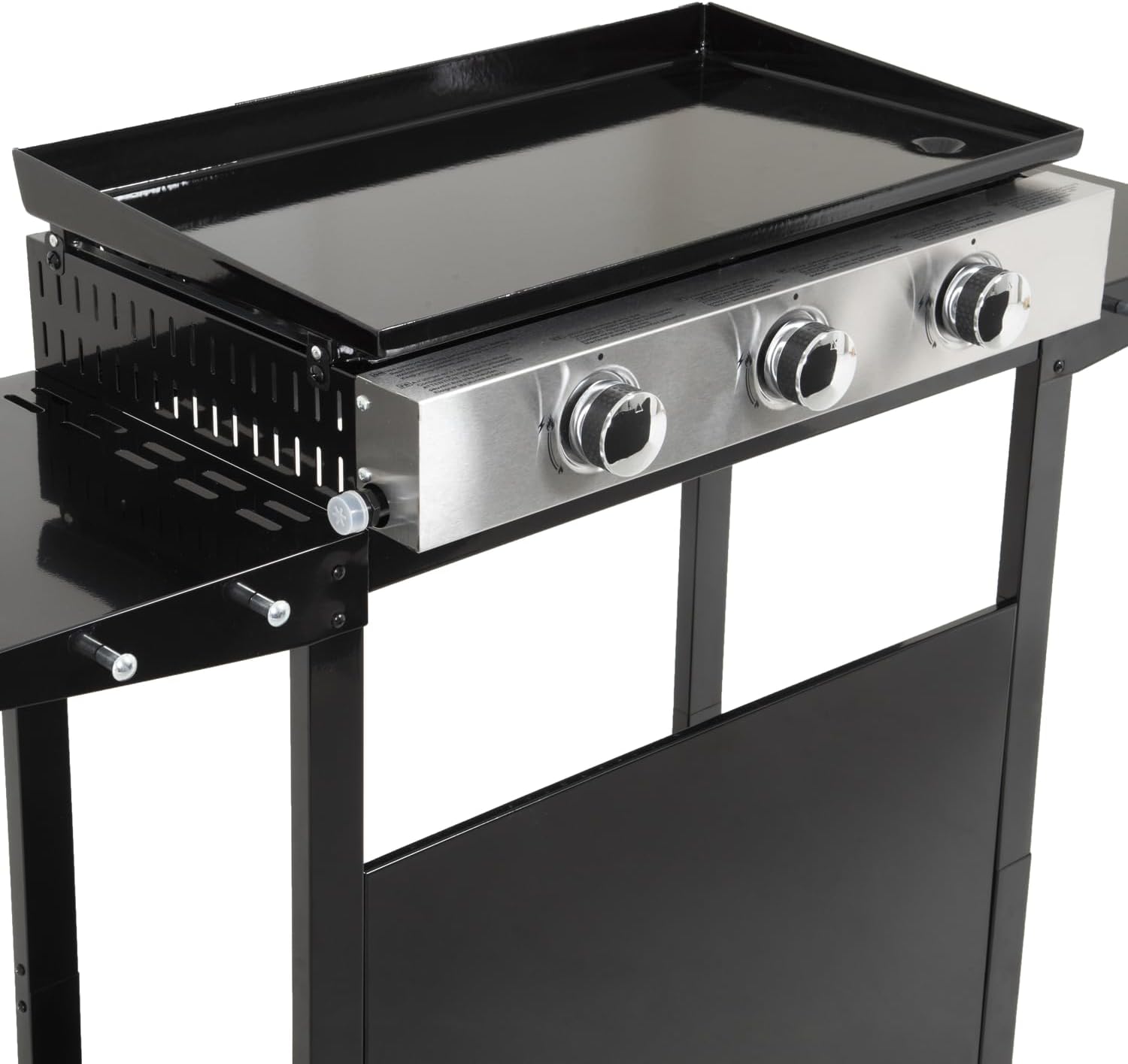etevert - Plancha Mérida sur chariot 3 brûleurs 6kW 74x33 cm