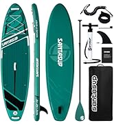 etevert Stand Up Paddle Planche de Surf Sup Gonflable Complet Accessoires Pagaie Réglable, Pompe...