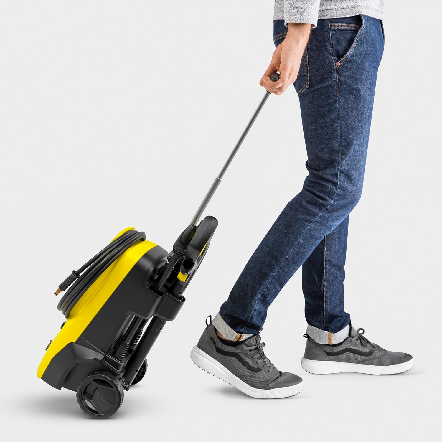 etevert Nettoyeur Haute Pression K 5 Classic Home, Pression : max. 145 bar, Débit : 500 l/h, Surface : 40 m²/h, Filtre à Eau, Poids : 5,6 kg, Pistolet Haute Pression, Rotabuse, Lance, Kit Home