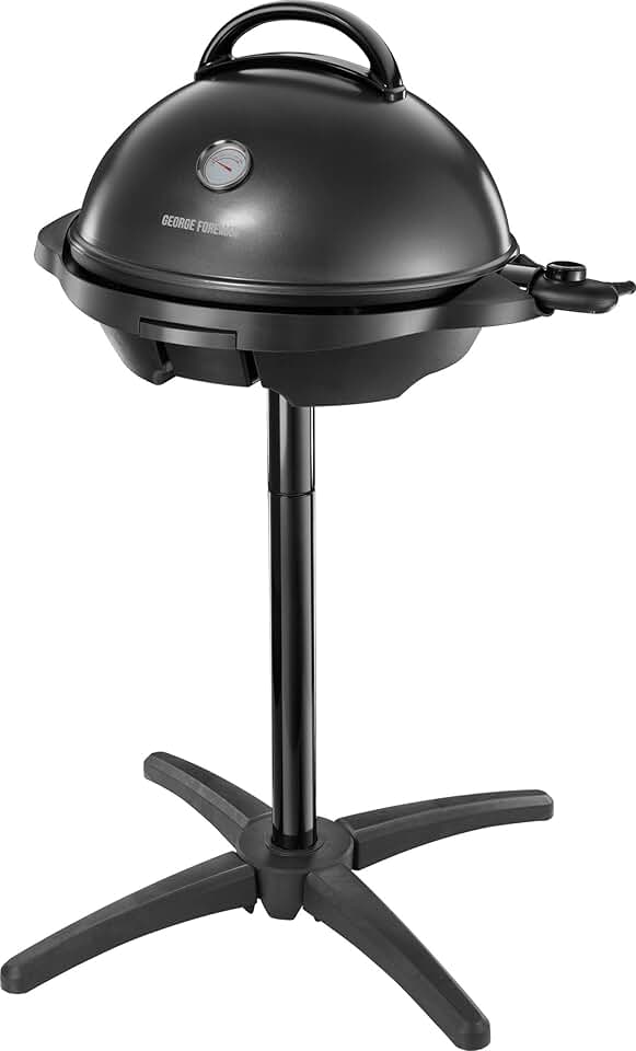 etevert - Barbecue 2 en 1 - 44,5cm - Électrique, grill avec bac à graisse, 2400W, 22460-56