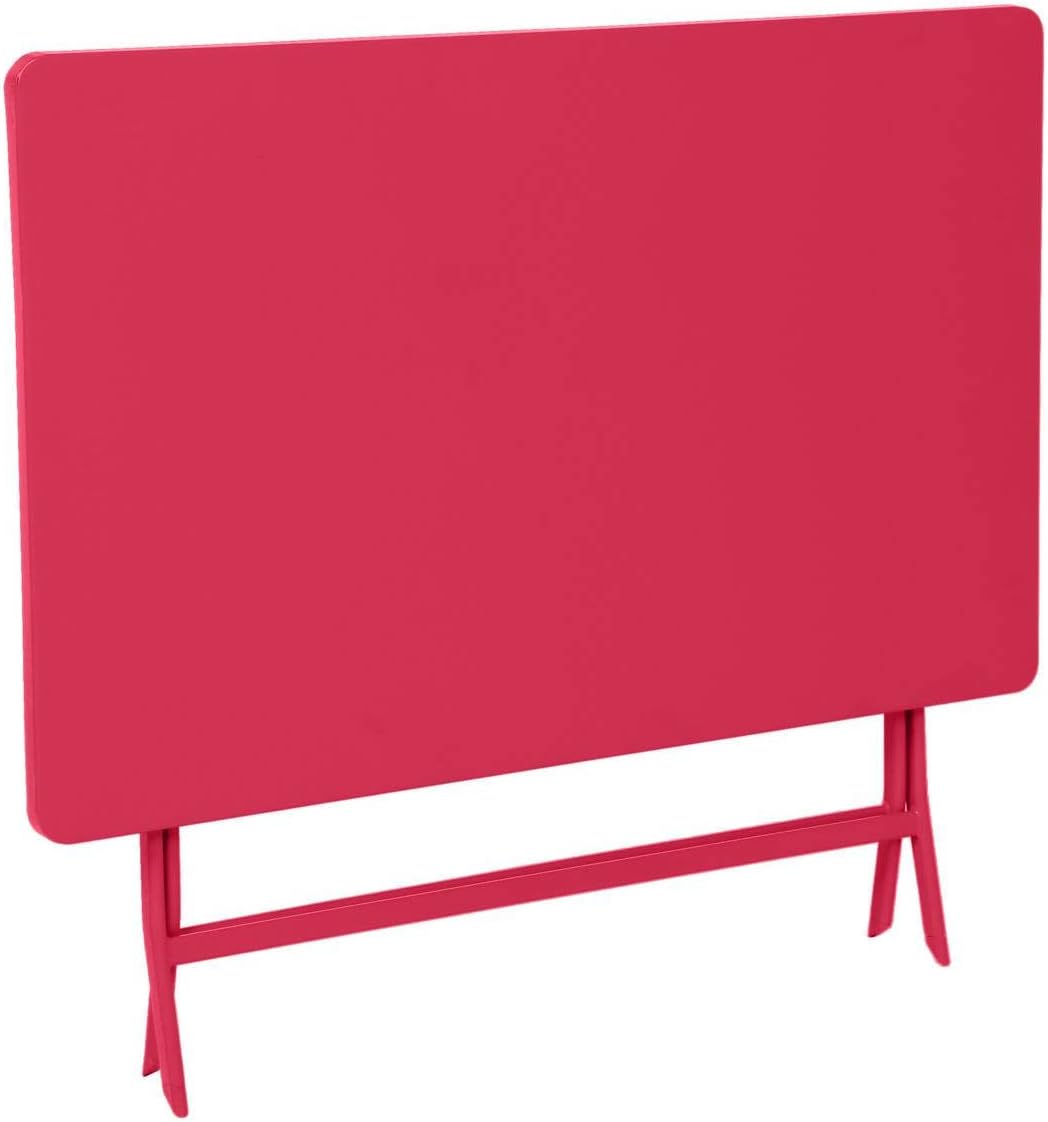 etevert - Greensboro - 120x70cm - table pliante acier 4 places, anti-rouille