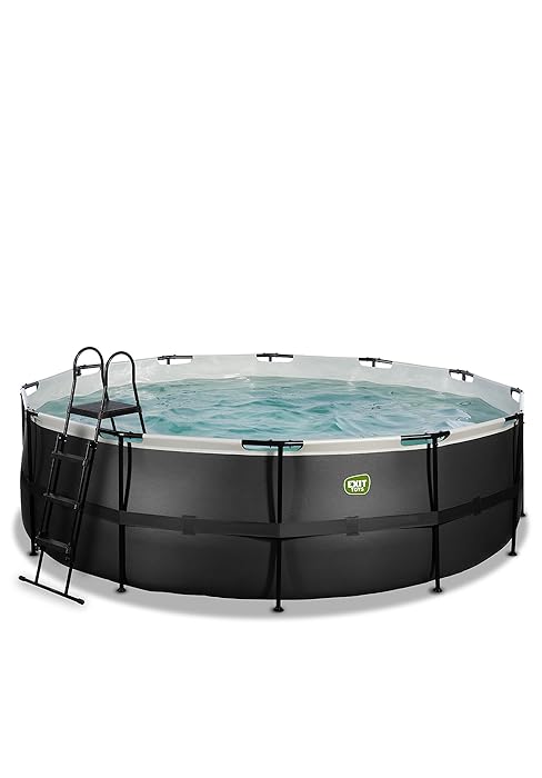 etevert Piscine Black Leather Ronde 