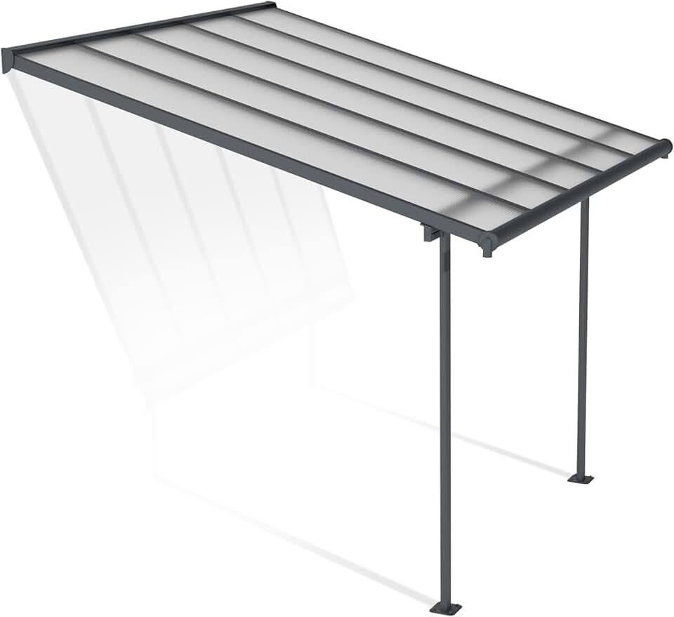 etevert by etevert - Pergola Sierra - 3x3,05m - aluminium & polycarbonate, moderne et élégante