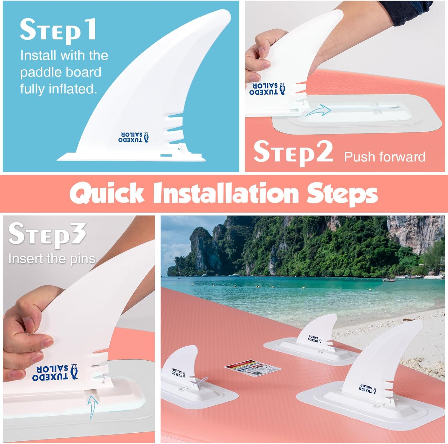 etevert - Paddle Gonflable Adulte - SUP 320 cm - avec accessoires complets