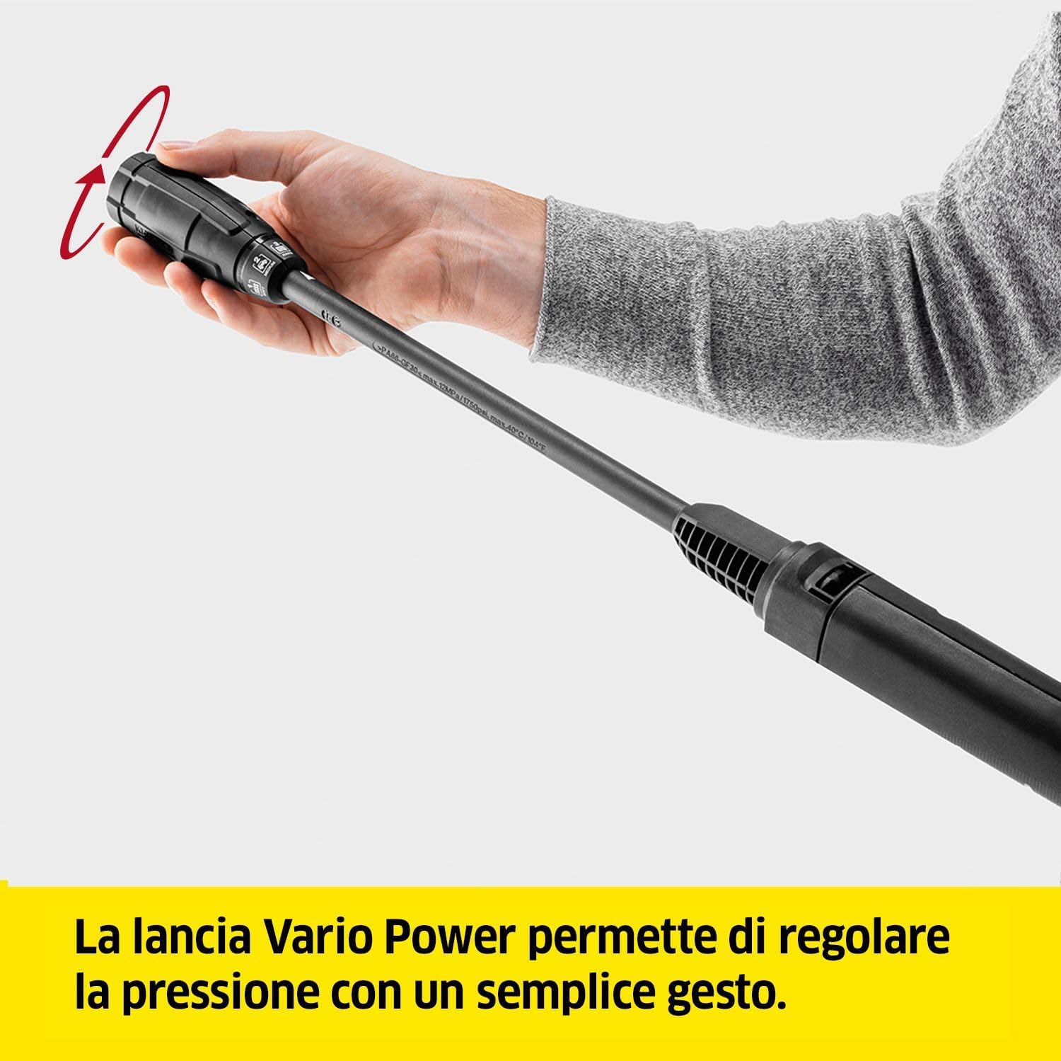 etevert Nettoyeur Haute Pression K 5 Premium Power Control, Pression : max. 145 bar, Débit : 500 l/h, Surface : 40 m²/h, Poids : 13,9 kg, Flexible et Pistolet Haute Pression, Rotabuse, Lance